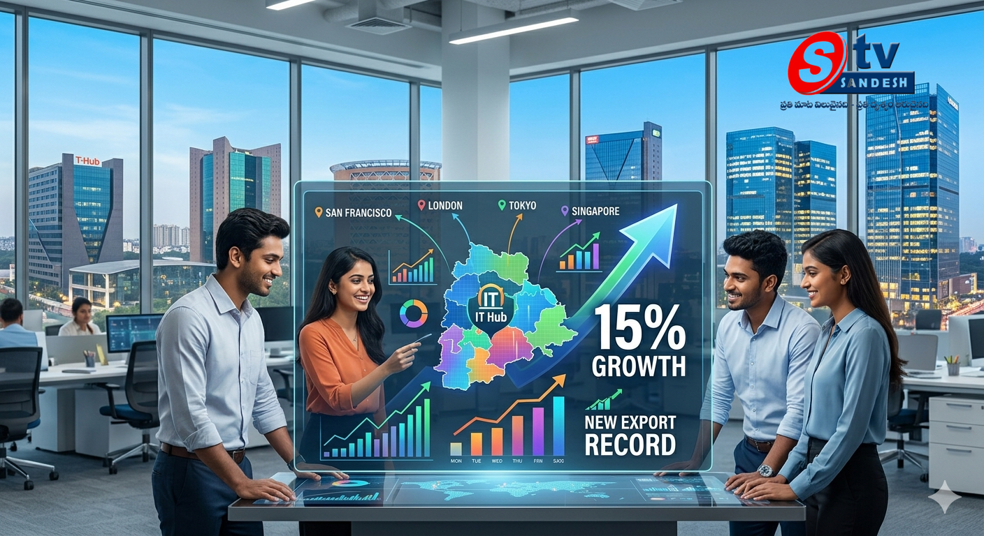 ఐటీ హబ్‌గా తెలంగాణ జైత్రయాత్ర: ఎగుమతుల్లో 15 శాతం వృద్ధితో సరికొత్త రికార్డు.. మంత్రి శ్రీధర్ బాబు కీలక ప్రకటన!